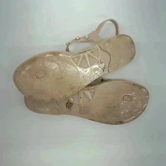 CARVELA GOLDIE PEARLY STUD JELLY SANDALS KIDS PEARL EMBELLISHED SIZE 3 - Picture 2 of 6